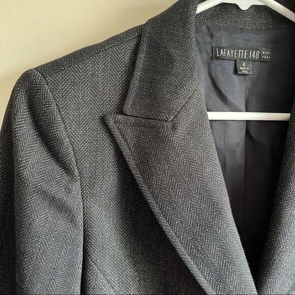 Lafayette 148 Virgin Wool Blend Career Blazer - Picture 2 of 5